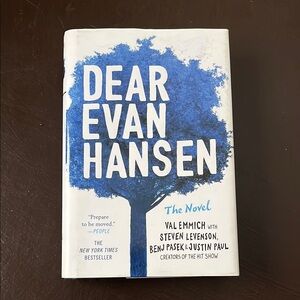 Dear Evan Hansen Hardback Novel